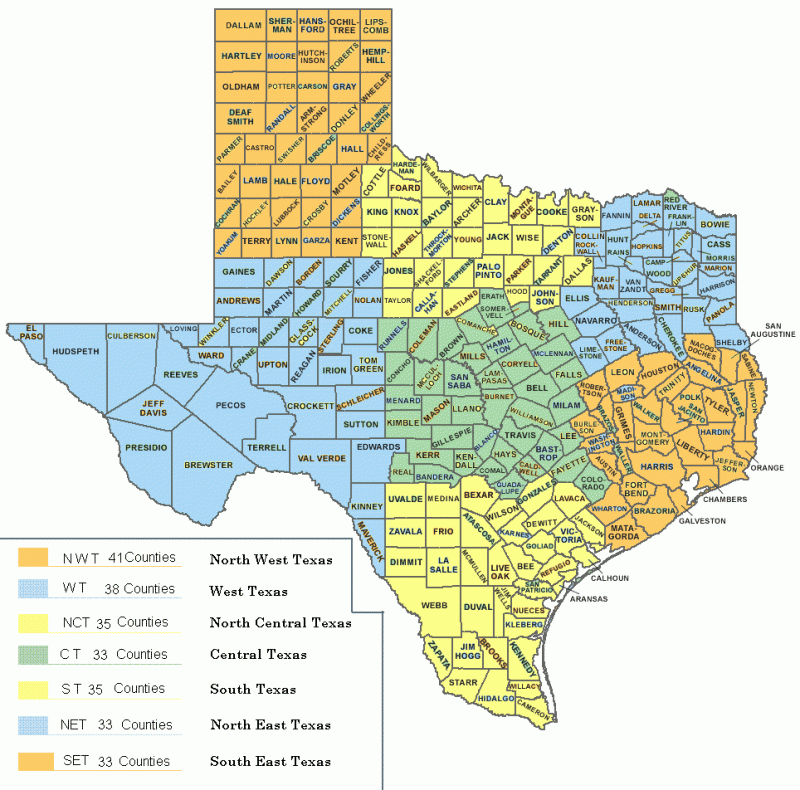 TeraVolt Energy Texas Areas